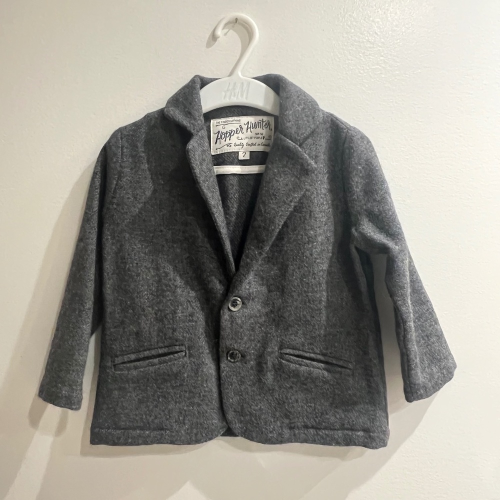 Hopper Hunter Toddler Boy Wool Blazer